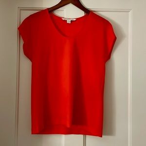 Silk DVF short sleeve top